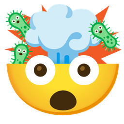 microbe and exploding head