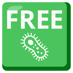 microbe and FREE button