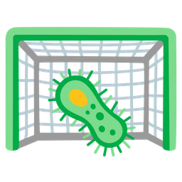 microbe and goal net