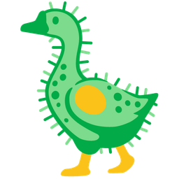 microbe and goose