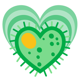 microbe and growing heart