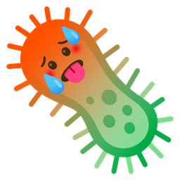 microbe and hot face