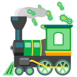 microbe and locomotive