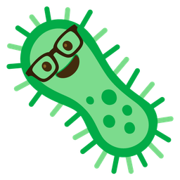 microbe and nerd face