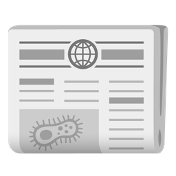microbe and newspaper