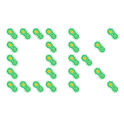 microbe and OK button