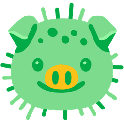 microbe and pig face