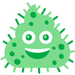 microbe and pile of poo