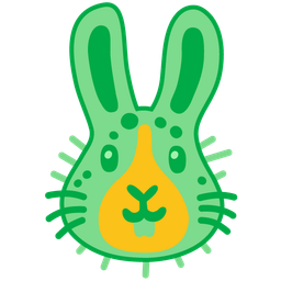 microbe and rabbit face