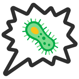 microbe and right anger bubble