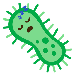 microbe and sleeping face