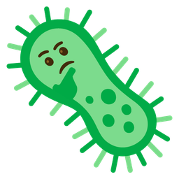 microbe and thinking face