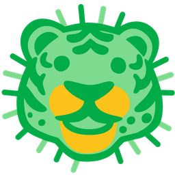 microbe and tiger face