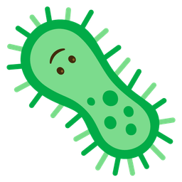 Microbe and Upside-down face