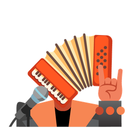 Microphone and Accordion