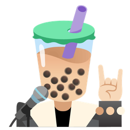 Microphone and Bubble tea