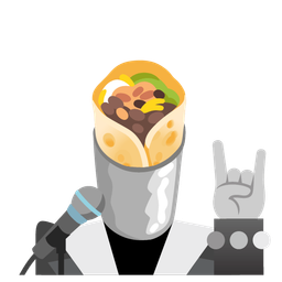 microphone and burrito