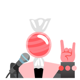 Microphone and Candy