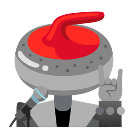 Microphone and Curling stone