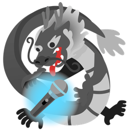 microphone and dragon