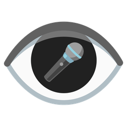 microphone and eye