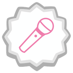 Microphone and Fish cake with swirl