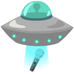 Microphone and Flying saucer