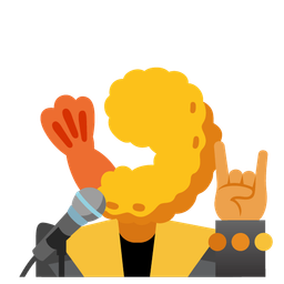 Microphone and Fried shrimp