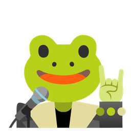 microphone and frog