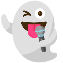 microphone and ghost