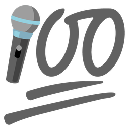 microphone and hundred points
