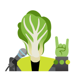 microphone and leafy green