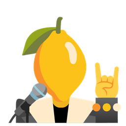 microphone and lemon