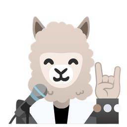 microphone and llama