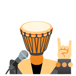 Microphone and Long drum