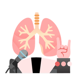 microphone and lungs