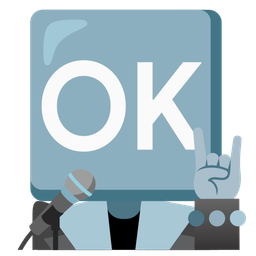 Microphone and OK button