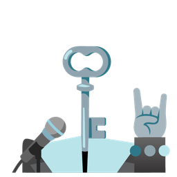 Microphone and Old key