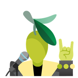 microphone and olive