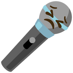 microphone and persevering face