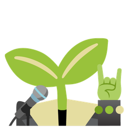 microphone and seedling