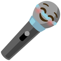 Microphone and Smiling face