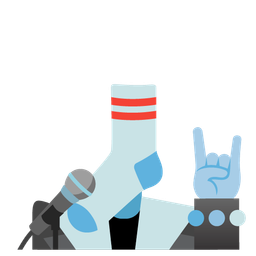 Microphone and Socks