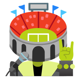 Microphone and Stadium