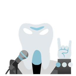 microphone and tooth