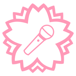 microphone and white flower