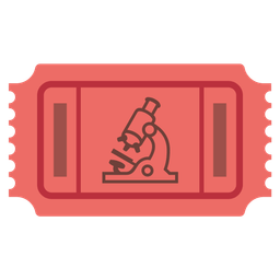 microscope and admission tickets