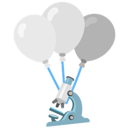 microscope and balloon