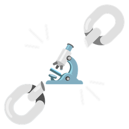 microscope and chains