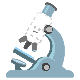 microscope and dotted line face